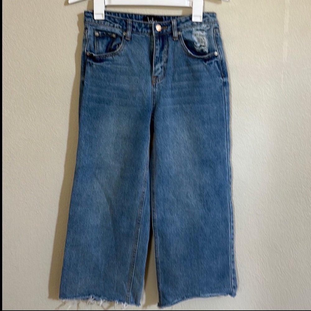 Lulus Women's High Waisted Wide Leg Jeans